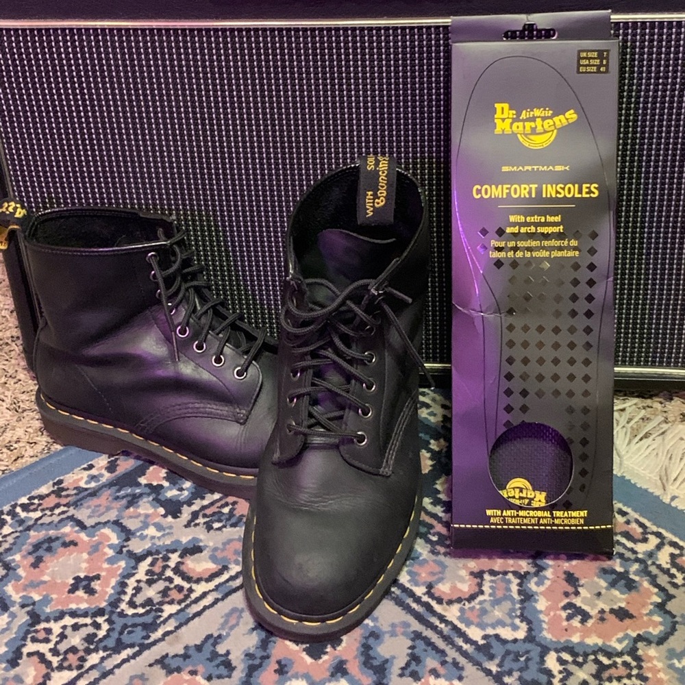 Dr Martens 1460 boots and insoles